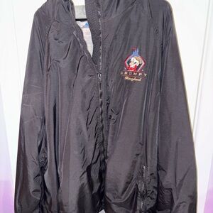 Disney Grumpy Black Windbreaker